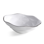Valge keraamiline dekoratiivkauss 25 &times; 16 &times; 8 cm &ndash; BONI, 25 x 16 x 8 cm