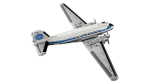 LEGO Icons 11378 - Cdiscounti eksklusiiv - Douglas DC-3 reisilennuk PAN AM-ist - T&auml;iskasvanute komplekt - Retro mudel
