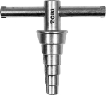 Yato Sammurakk YT-03318, 1/2" (12,7 mm) - 1-1/8" (28,6 mm), CrV, paigaldamiseks