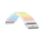 Gamemax toitekaabli pikendus MB 24PIN-W, 0.24m, 24-pin pistik, 7A, RGB LED valgustus