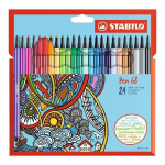 Stabilo tindipliiats Pen 68 24 v&auml;rvi