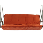 Istumispatjade komplekt aiakiigele Patio Latina, oranž