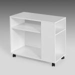 Laud ratastel SoBuy FBT34-W, valge