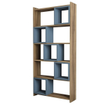 Eraldiseisev riiul Kalune Design Box II, pruun/sinine