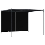 vidaXL lehtla eemaldatava katusega 3 x 3 m, antratsiithall