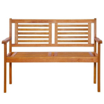 vidaXL 2-kohaline aiapink 120 cm, eukal&uuml;ptipuit