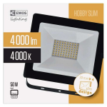 LED-prožektor EMOS HOBBY SLIM 50W