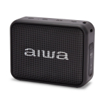 Bluetooth-k&otilde;lar Aiwa BS-200BK must TWS FM raadio IPX6 6W RMS