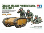 Tamiya - German Assault Pioneer Team & Goliath Set, 1/35, 35357