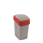 Pr&uuml;gikast Curver Flip Bin 25l, hall/punane