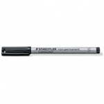 Marker Lumocolor S 0,4mm must, mitte-permanentne. Staedtler