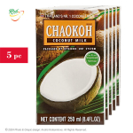 Kookospiim (18%), Coconut milk, Chaokoh, 5x250ml