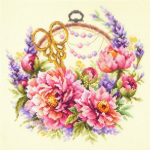 Tikkimiskomplekt Magic Needle "Peonies for Needlewoman" 100-124