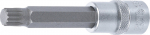 Pistikupesa | pikkus 100 mm | 12,5 mm (1/2 ") ajam | Spline (XZN -i jaoks) | M12 BGS Technic-4363, Unique