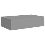 vidaXL sahtliga seinariiul, hall 40x23,5x10 cm MDF