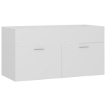 vidaXL valamukapp, valge, 90x38,5x46 cm, puitlaastplaat