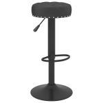 vidaXL baaritoolid 2 tk, must, samet