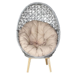 V&auml;litool Patio Horace, hall/pruun