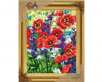 Kanvaa pildiga - tikkimiskomplekt, 22cm x 30cm, Collection D'Art, 6319K