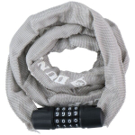 Jalgrattalukk koodiga Dunlop, 120 cm, hall