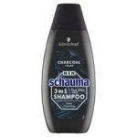 Schauma Meeste 3in1 Charocal + savi (juukse &scaron;ampoon kehale) 400 ml, 400 ml