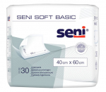 Absorbeeriv aluslinad Seni Soft Basic, 40x60 cm, 30 tk