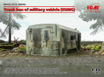 Kokkupandav mudel ICM 35010 Truck box of military vehicle (KUNG) 1/35