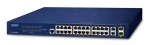 PLANET FGSW-2624HPS4 network switch Managed L2/L4 Gigabit Ethernet (10/100/1000) Power over Ethernet (PoE) 1U Blue