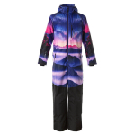 Huppa Laste talvekombe BERGER, dark lilac pattern