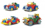 Disney auto kujukestega Motorama Disney 4 assortii 1:43