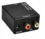 Heli konverter Toslink 2x RCA-ks