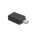 USB-C kuni USB-A adapter - LOGITECH - 956-000005 - Grafiitne v&auml;rv - Kompaktne - Kerge