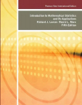 Introduction to Mathematical Statistics and Its Applications: Pearson New International Edition 5th edition