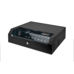 Korpus Digitus DN-19 04U-PB seinakapp, 5U, 19", 47.5x14x49.7 cm, IP20, 30 kg, teras, must RAL 9005, klaasuks