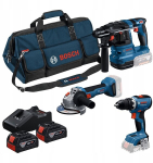 Bosch l&ouml;&ouml;ktrell 0615A50094, 18V, 2x4,0Ah, 2 akut, Laadija, Valgusl&uuml;liti, Ergonomiline k&auml;epide