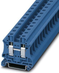 Phoenix Contact Ut 10, 2-kontaktiline, 10mm&sup2;, hall, 1000v, 57a, Din-liistu pistik