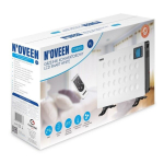 Elektriline konvektor Ch8000 Lcd Smart White, 2000w, taimeriga ja kaugjuhtimispuldiga, Native
