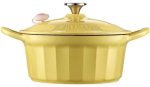 Buydeem pott kaanega CP551, 3,9 l, Pastellkollane