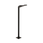 Led v&auml;lisposti 24w, 3000k, 2200lm, 198cm, must