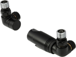 Perfexim termostaatventiilide komplekt PHA-038CM, must matt