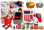 Interaktiivne laste kassa ostuk&auml;ru ja korvidega Lean Toys 4460