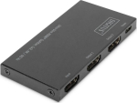 Digitus videosignaali jaotur DS-45322, 4096 x 2160p, 1x HDMI sisend, 2x HDMI v&auml;ljund, 18 Gb/s, HDCP 2.2, HDR, Micro USB toide