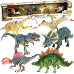 Dinosauruse kujukeste komplekt, 6 tk., Užsiaugink dinozaurą i&scaron; kiau&scaron;inio!