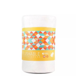 Biolagunev bambusest m&auml;hkmepaber / make-up eemaldaja, 100 lehte rullis, lehe suurus 18x28 cm