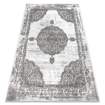 Vaip LIRA E1468 Rosett, struktureeritud, kaasaegne, glamuurne - hall, 80 x 150 cm