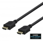 Deltaco HDMI, 4K UHD, 5.0m, juodas / HDMI-1050-K / 00100015