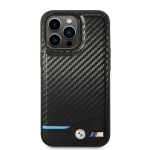 BMW BMHCP14L22NBCK iPhone 14 Pro 6.1 musta / musta Nahk Anglis