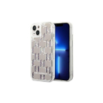 Karl Lagerfeld KLHCP14SLMNMS iPhone 14 6.1 kaan sidabrine / sidabrine Liquid Glitter Monogram