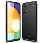 Tagakaane &uuml;mbris TakeMe Carbon efektiga TPU &uuml;li&otilde;huke, Samsung Galaxy A73 5G (A736B) must