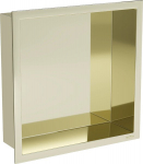 Mexen X-Wall-R s&uuml;vistatav seinariiul, 30x30 cm, Gold